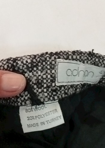 42 beden yün Midi Kalem Etek - Görsel 4