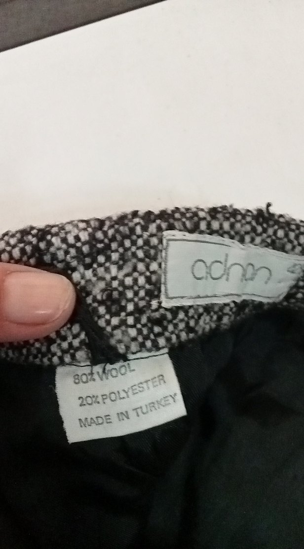 42 beden yün Midi Kalem Etek - Görsel 4