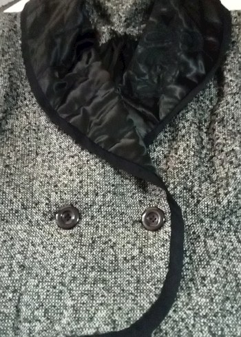 Düğmeli Kısa buklet yün Ceket 40 beden - Görsel 4