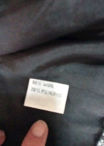 Düğmeli Kısa buklet yün Ceket 40 beden - Görsel 6