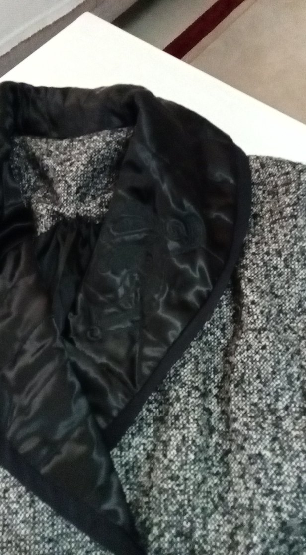 Düğmeli Kısa buklet yün Ceket 40 beden - Görsel 3