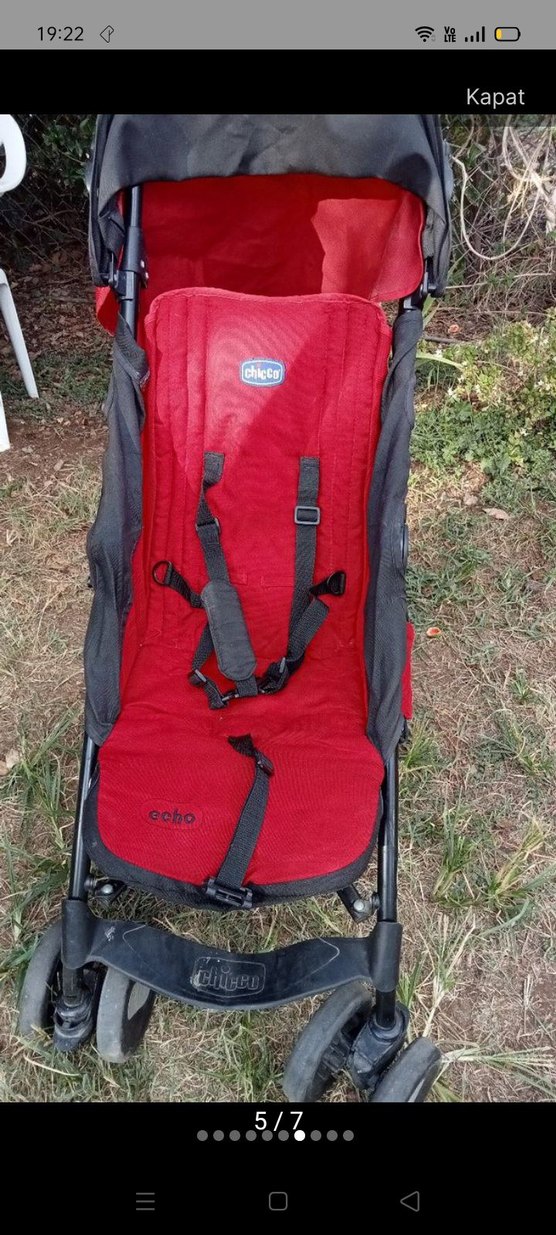 Kırmızı Chicco Bebek Arabası - Görsel 5