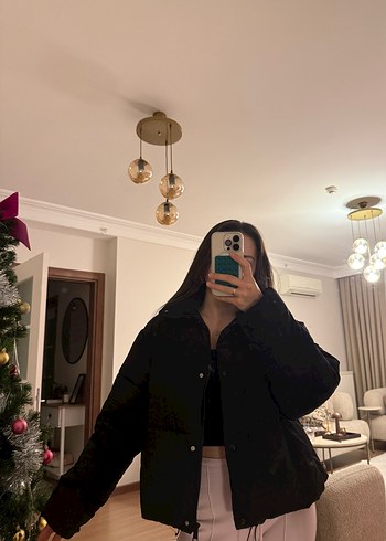 Siyah mont - Görsel 4