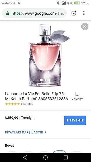 26 Beden Lancome parfüm