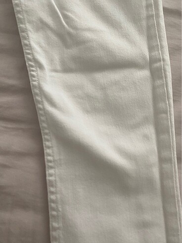 xs Beden beyaz Renk Mango beyaz dar pantolon