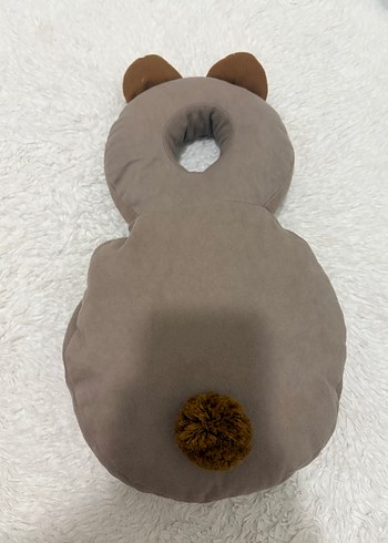 Leopar Desenli Kahverengi Çocuk Yastığı