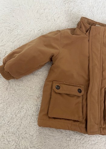 H&M Erkek Çocuk Kahverengi Kürklü Mont