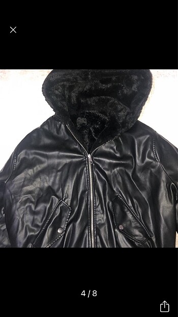 xs Beden siyah Renk Zara çift taraflı bomber mont