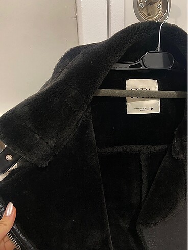 s Beden Zara biker deri ceket