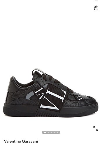 Valentino Garavani Siyah Vlogo Sneaker