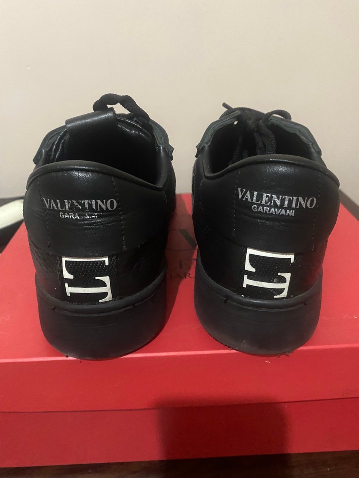 Valentino Garavani Siyah VLogo Sneaker — görsel 4/5