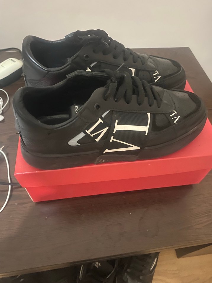 Valentino Garavani Siyah VLogo Sneaker — görsel 5/5