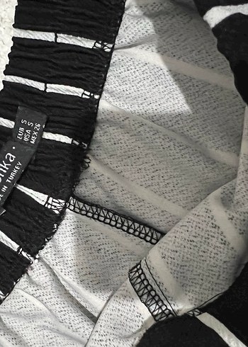 Bersha Kadın Siyah Çizgili Pantolon - Görsel 5