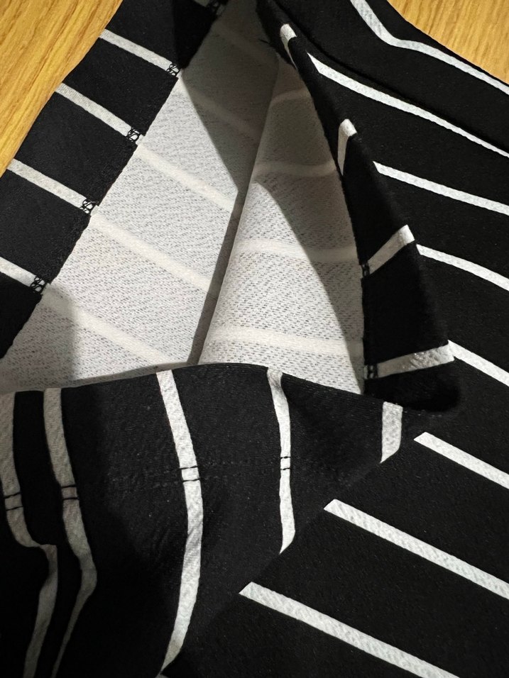 Bersha Kadın Siyah Çizgili Pantolon - Görsel 3