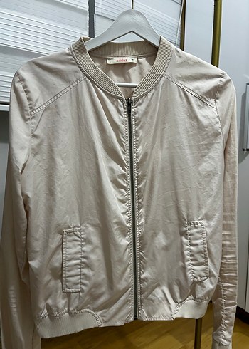 Addax Bej Fermuarlı Kadın Ceket - Görsel 3