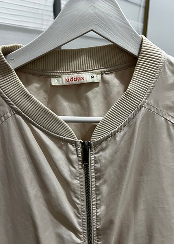 Addax Bej Fermuarlı Kadın Ceket - Görsel 2