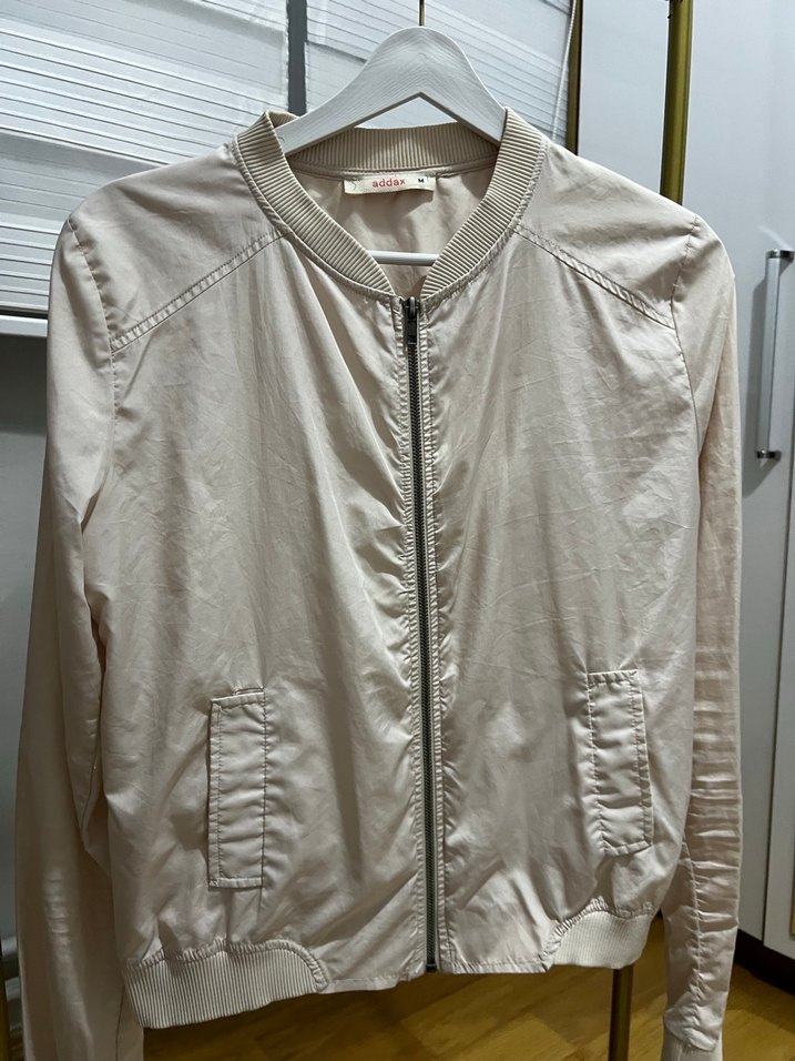 Addax Bej Fermuarlı Kadın Ceket - Görsel 3