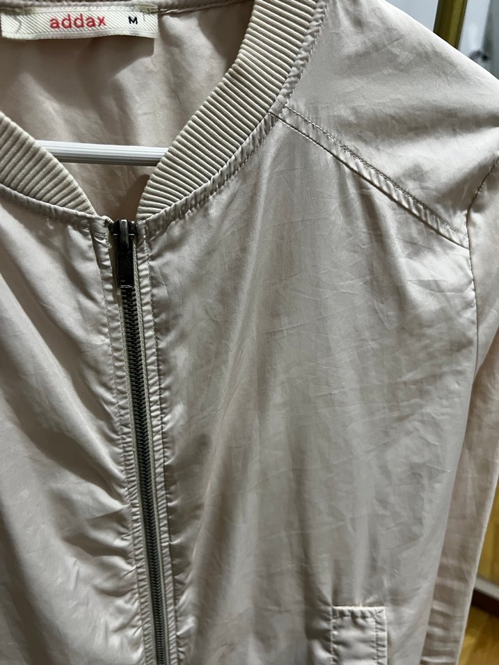 Addax Bej Fermuarlı Kadın Ceket - Görsel 4