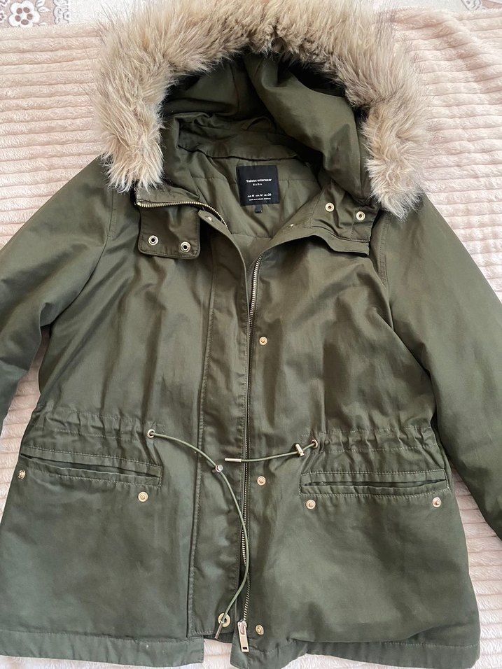 Zara Kürk Detaylı Kadın Mont - Görsel 2