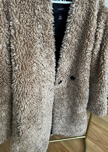 Zara Peluş Kadın Kaban - Görsel 7