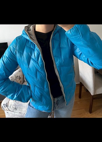 Colins Kaz Tüyü Mont - Görsel 5