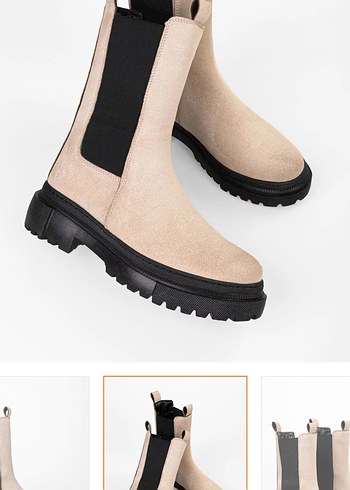 Kadın Bej Süet Postal Bot - Görsel 6