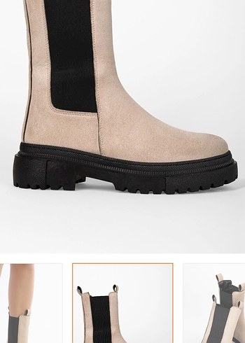 Kadın Bej Süet Postal Bot - Görsel 5