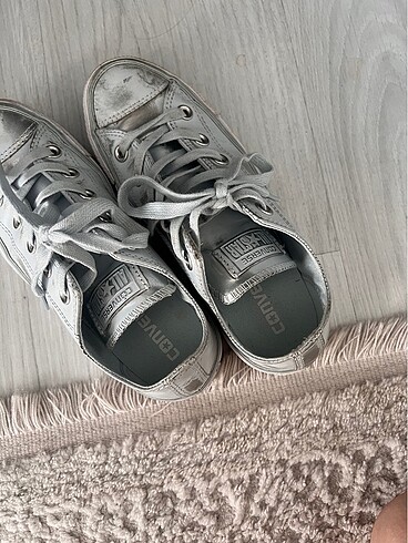 Converse Mavi gümüş converse
