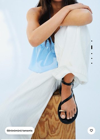 Bershka bershka siyah sandalet
