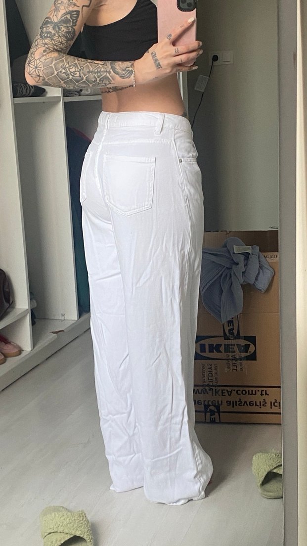 Dilvin Beyaz  Pantolon - Görsel 2