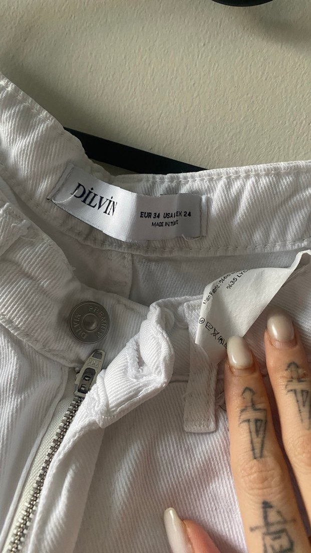 Dilvin Beyaz  Pantolon - Görsel 4