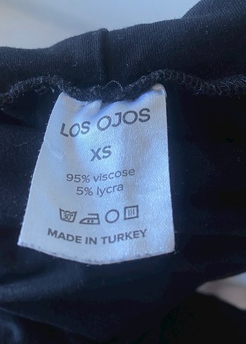 los ojos beli katlanan ispanyol Paça Pantolon - Görsel 2