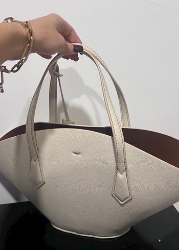 zara bej çanta - Görsel 4