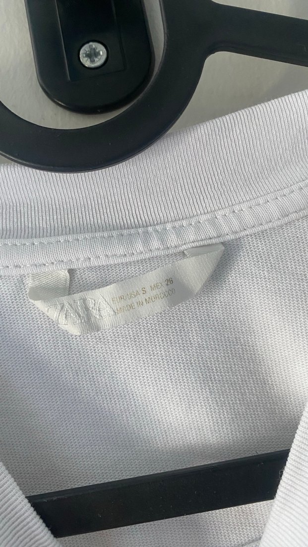 Zara Beyaz Rahat Kesim Kadın Sweatshirt - Görsel 3