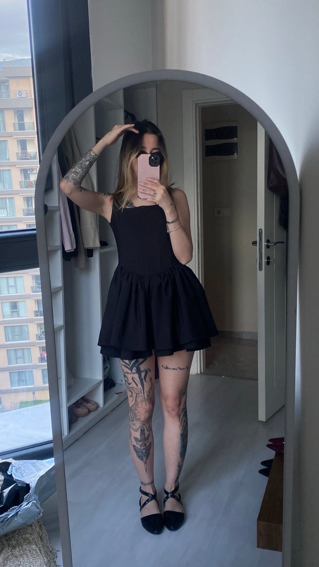 Zara viral  korse Elbise - Görsel 3