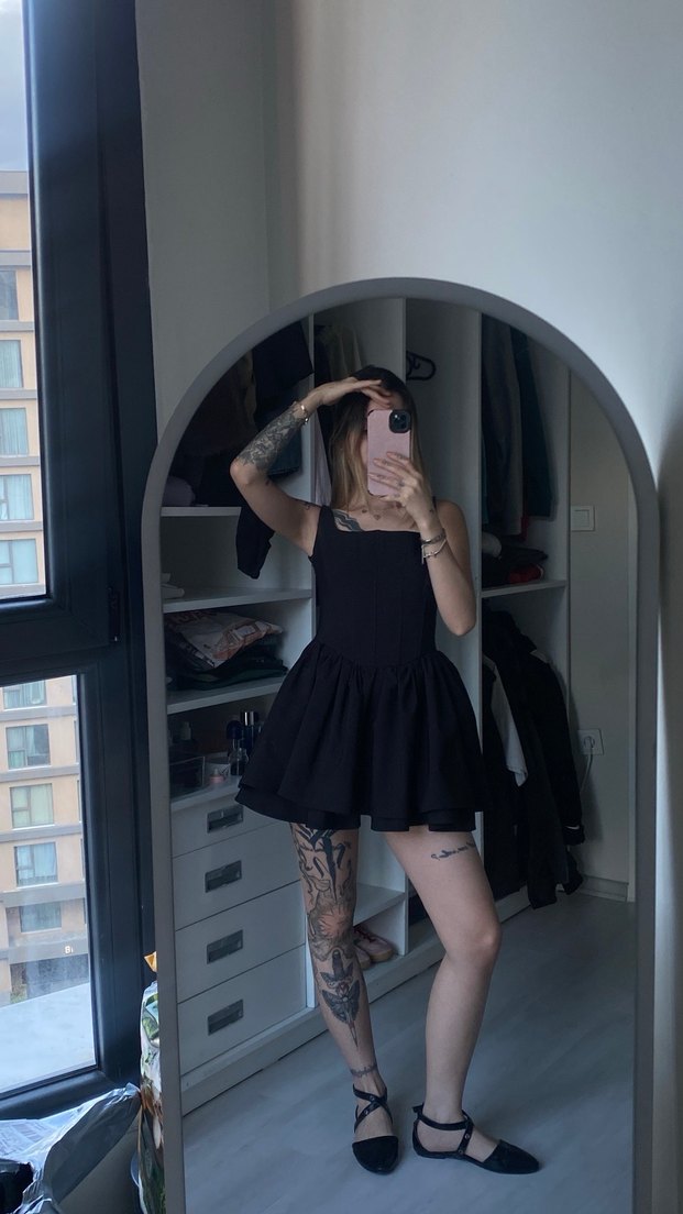 Zara viral  korse Elbise - Görsel 2