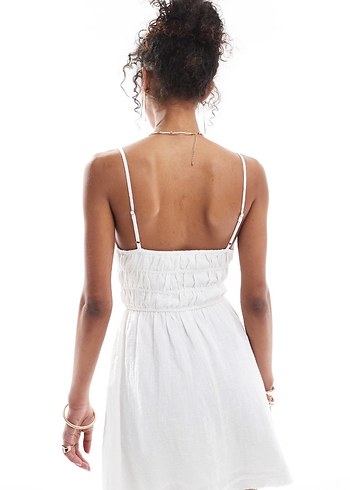 bershka Dantel Detaylı  Elbise - Görsel 2