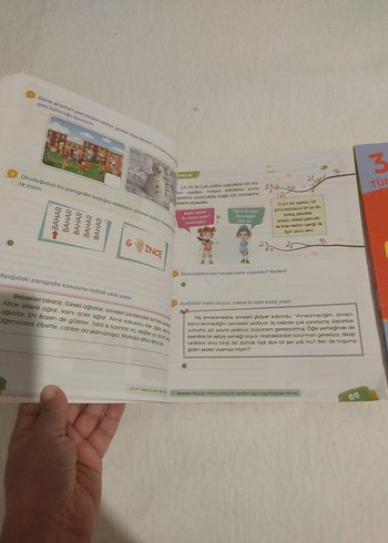 Beden Renk 3. Sınıf Türkçe Dil Bilgisi Çalışma Kitabı