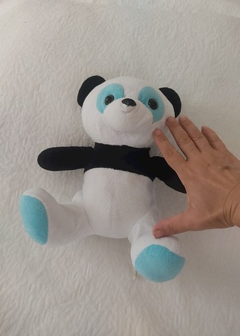 Diğer Beyaz ve Pastel Renkli Peluş Panda Oyuncak