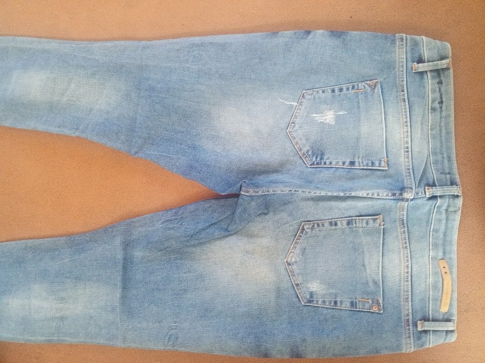 COLLEZIONE Açık Mavi Yıkamalı Dar Kesim Jean — görsel 5/6