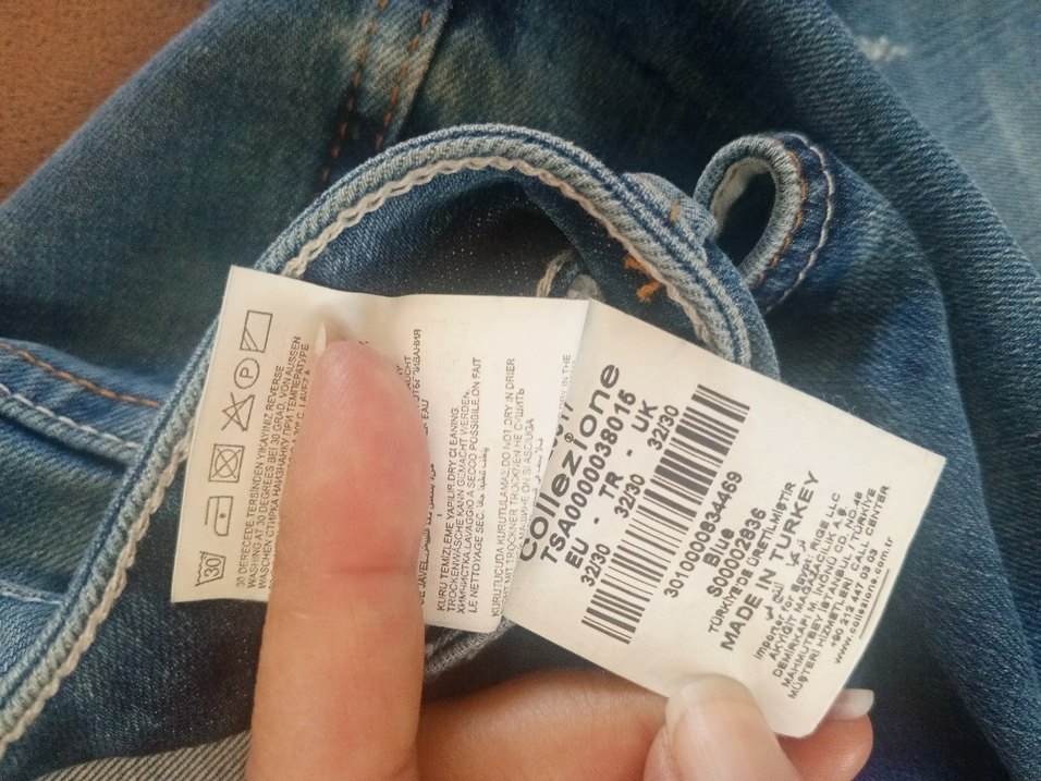 COLLEZIONE Açık Mavi Yıkamalı Dar Kesim Jean — görsel 4/6