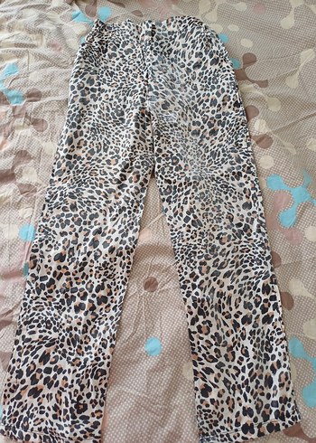 Leopar Desenli Pantolon