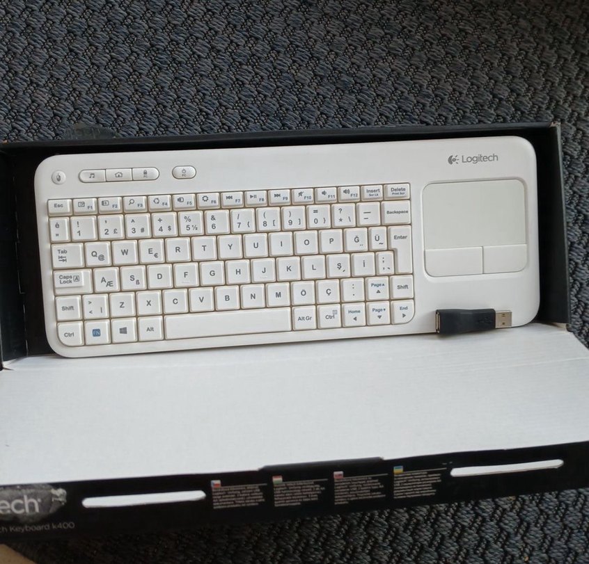 Logitech Beyaz Kablosuz Klavye - Görsel 5