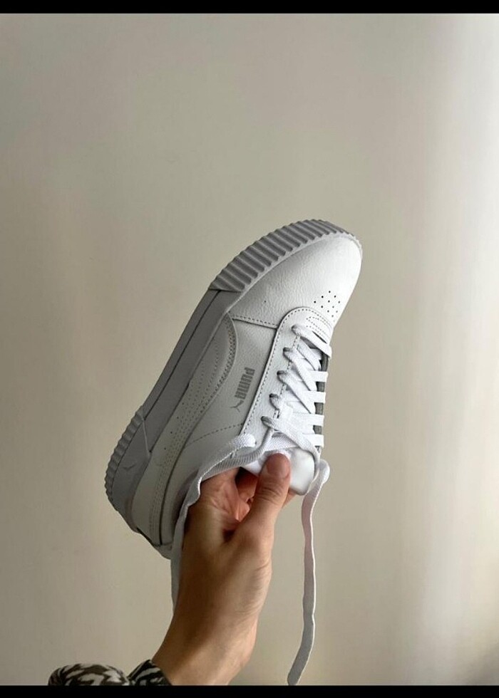 Puma Carina Kadır Beyaz Ayakkabı - Görsel 5
