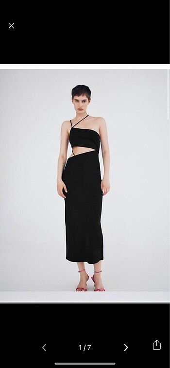 Cut out elbise