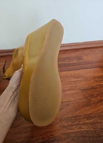 BETA HAKİKİ DERİ DOLGU TOPUK ÇİZME - Görsel 6