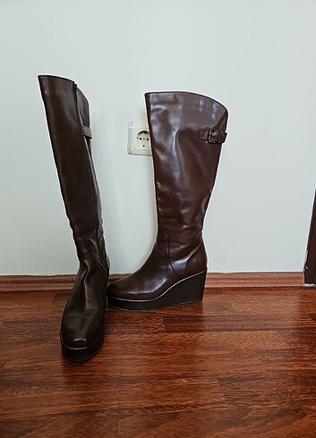 İNCİ HAKİKİ DERİ ÇİZME - Görsel 3