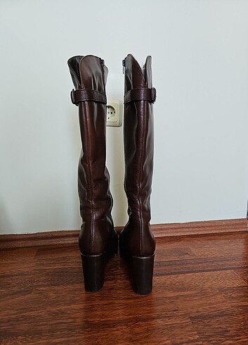 İNCİ HAKİKİ DERİ ÇİZME - Görsel 6