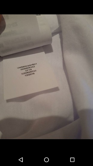 m Beden beyaz Renk tshirt vanss