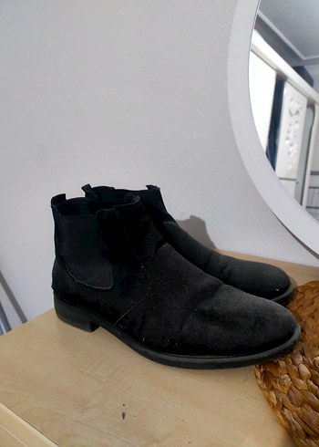 Siyah Minimalist Erkek Bot - Görsel 3